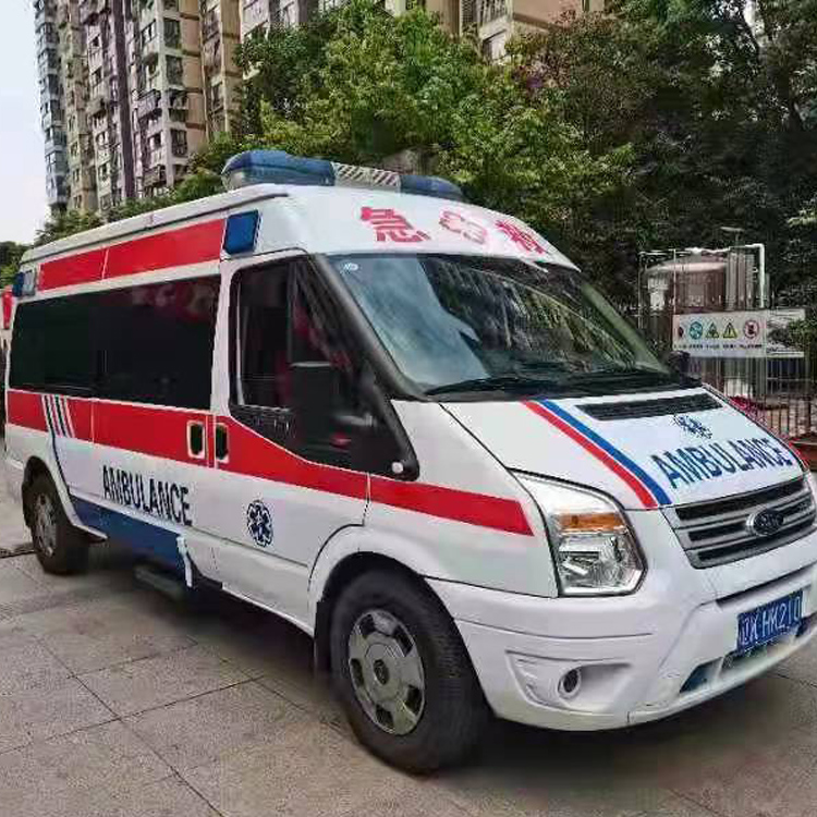 禅城长途救护车护送病人返乡
